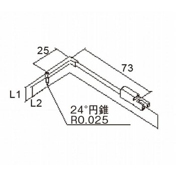 ACCRETECH用于轮廓测量的高刚性测针（用于测量扭转偏移）东京精密DM83533